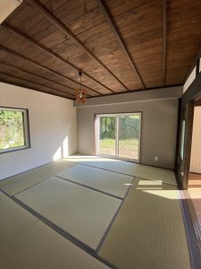 減築により明るくなった和室