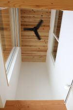 部屋中の空気を循環させる吹き抜け