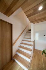 リビングからのオープン階段