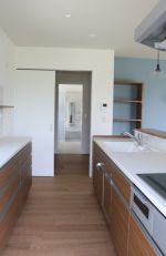 水廻りが一直線の家事動線