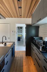 洗面室まで一直線で家事動線の良い水回り