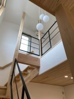 吹き抜けリビング階段